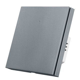 Умный Zigbee выключатель ROXIMO, однокнопочный, серый
